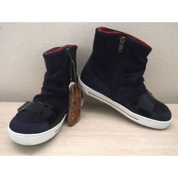 Birkenstock 1007607 Kids Sz EUR 30 US C12 Night Blue Suede Ballina Boots - Picture 15 of 16